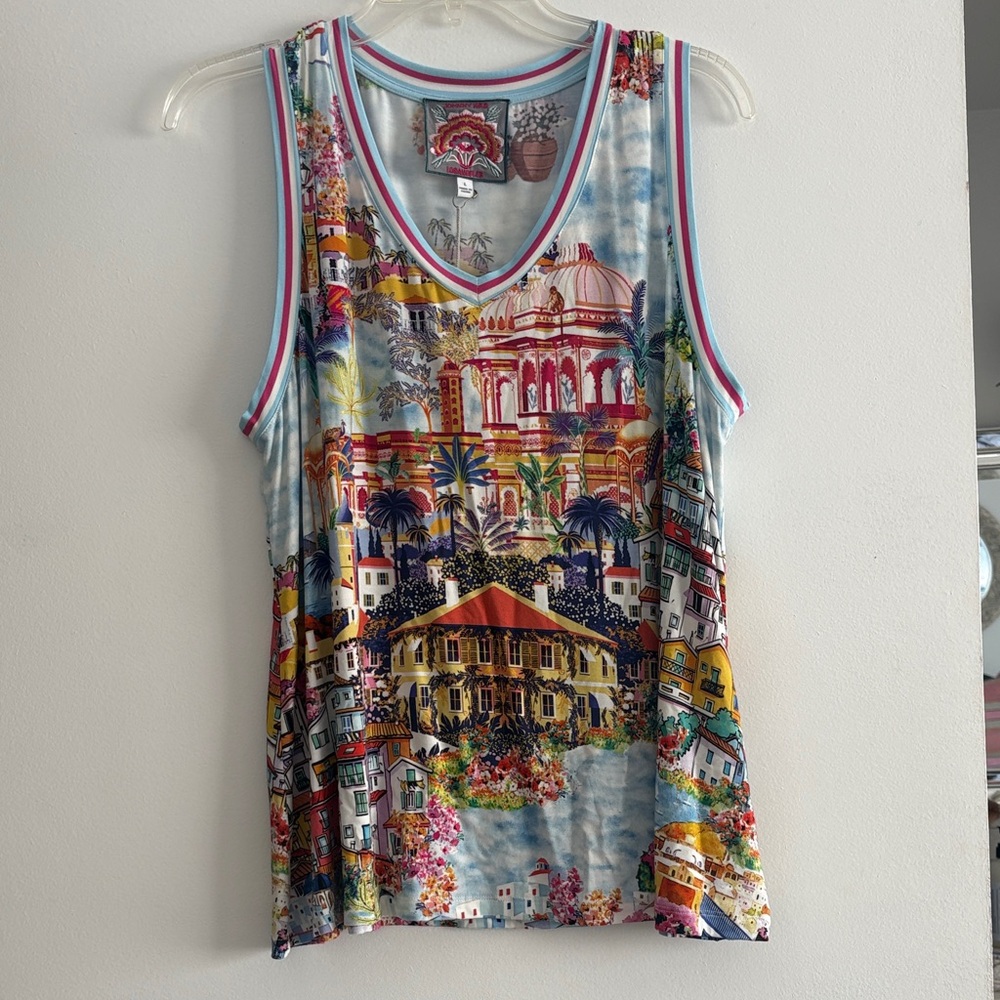 NWT Johnny Was Cannes Scene Swing Tank